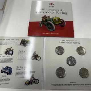 Manx Motorsport 50p collection 2024